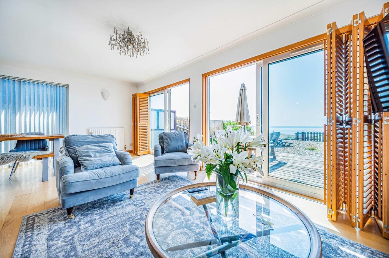 Pebble Paradise Beachfront Family Getaway Pevensey Eksteriør billede